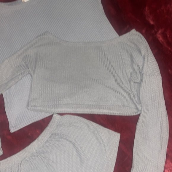 womens pajama set soze small, color: grey - Picture 3 of 4